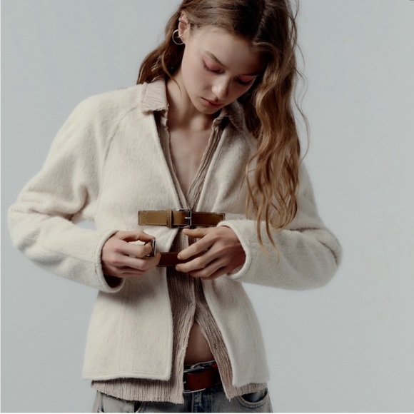 NWT Zara Soft Belted Cardigan - Picture 14 of 16